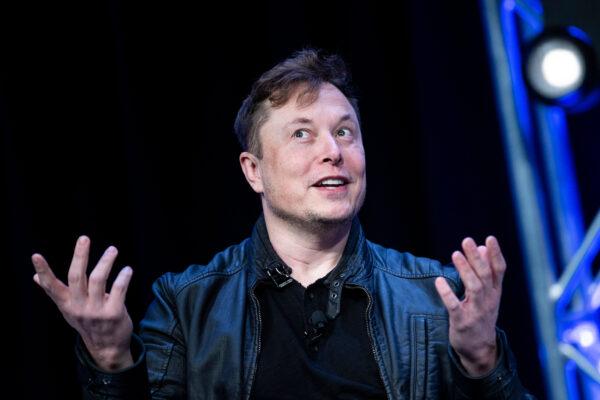 Elon Musk, founder of SpaceX, speaks during the Satellite 2020 at the Washington Convention Center in Washington, on March 9, 2020. (Brendan Smialowski/AFP via Getty Images)