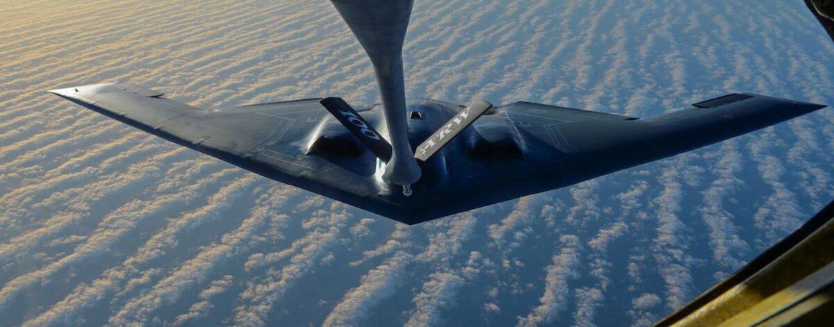 A U.S. Air Force KC-135 Stratotanker assigned to the 100th Air Refueling Wing, RAF Mildenhall, England, pictured on June 13, 2017. (Staff Sgt. Micaiah Anthony/ U.S. Air Force)