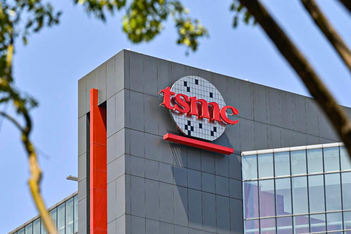 A factory of Taiwanese semiconductors manufacturer TSMC at Central Taiwan Science Park in Taichung, Taiwan, on March 25, 2021. (Sam Yeh/AFP via Getty Images)