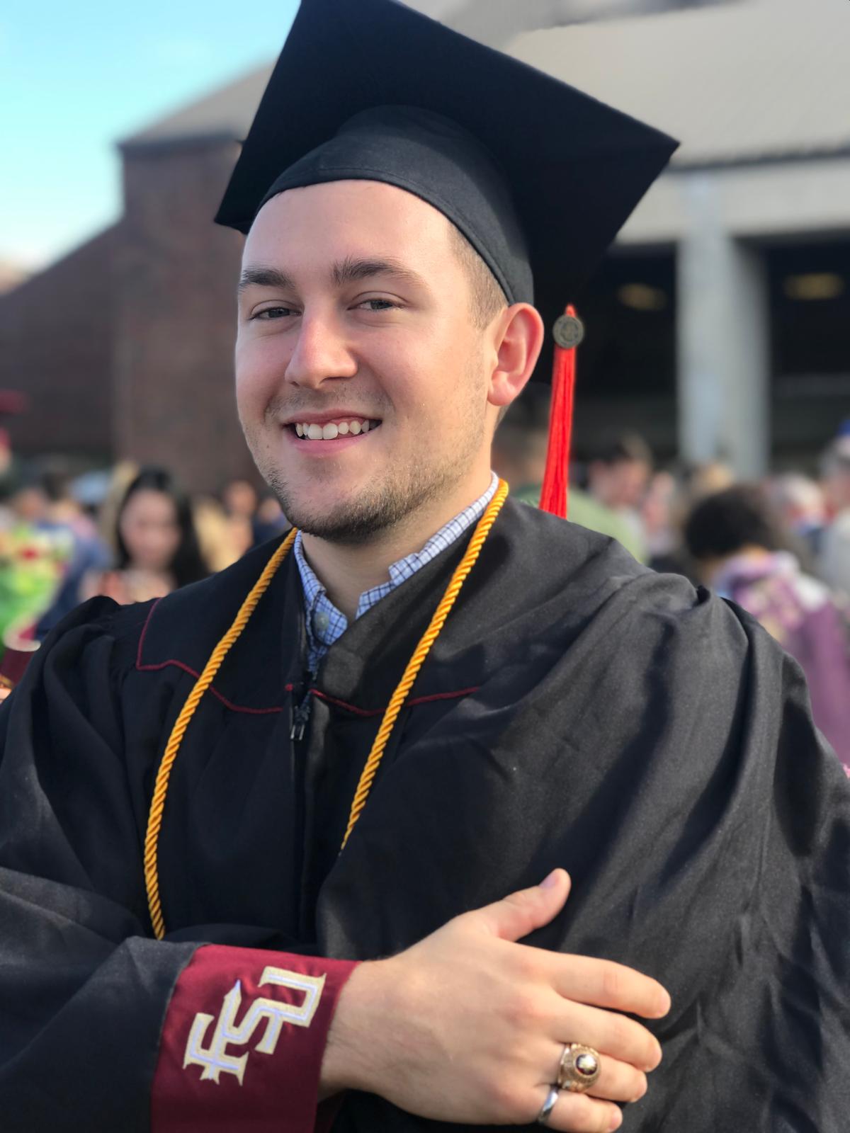 Griffin, when he graduated college. (Courtesy of <a href="https://www.instagram.com/griffin.furlong/">Griffin Furlong</a>)