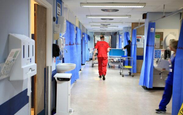 A UK NHS hospital ward in an undated file photo. (Peter Byrne/PA)