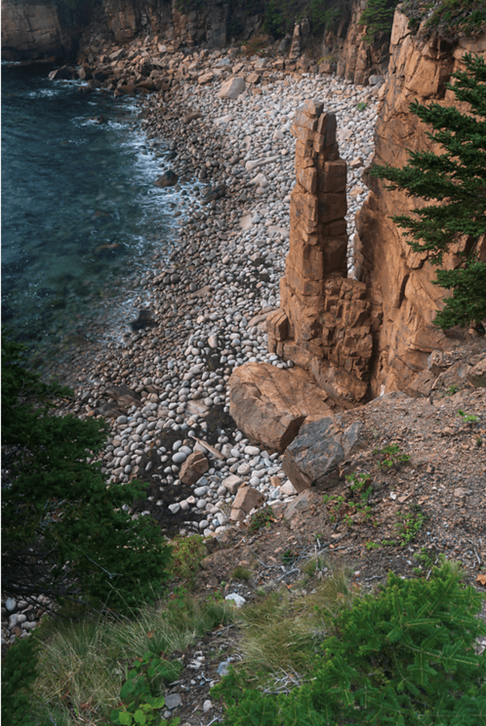A view of Monument Cove. (Peter Wood for American Essence)