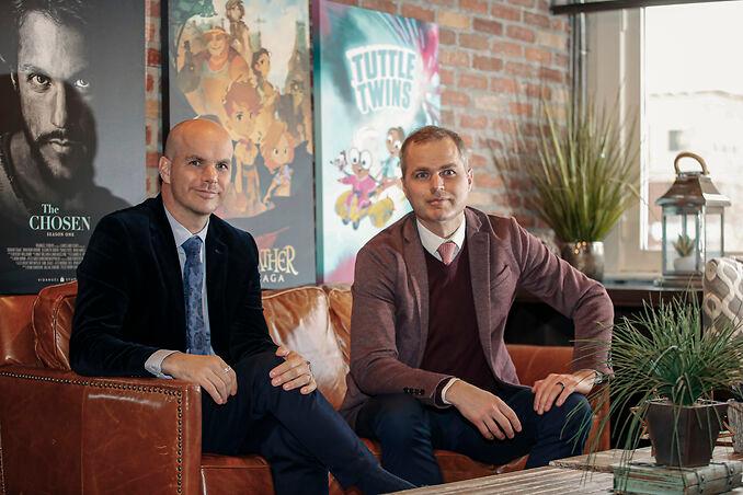 Jeffrey and Neal first worked together to create an online service that gave parents the ability to filter out explicit content from streaming videos. (George Frey for American Essence)