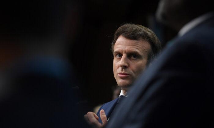France’s Macron Condemns Russia’s Recognition of Rebel-Held Ukrainian Territories