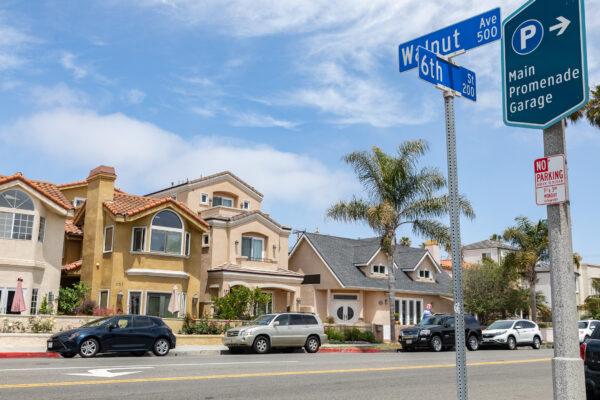 A residential area in Huntington Beach, Calif., on May 5, 2021. (John Fredricks/The Epoch Times)