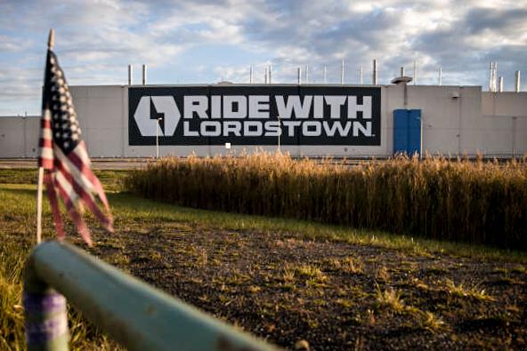 The Lordstown Motors factory where GM once operated, in Lordstown, Ohio, on October 16, 2020. (MEGAN JELINGER/AFP via Getty Images)