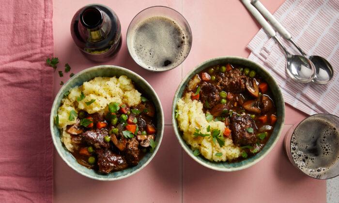 If You Like Shepherd’s Pie, You'll Love This Beef Stew Served Over Mashed Potatoes