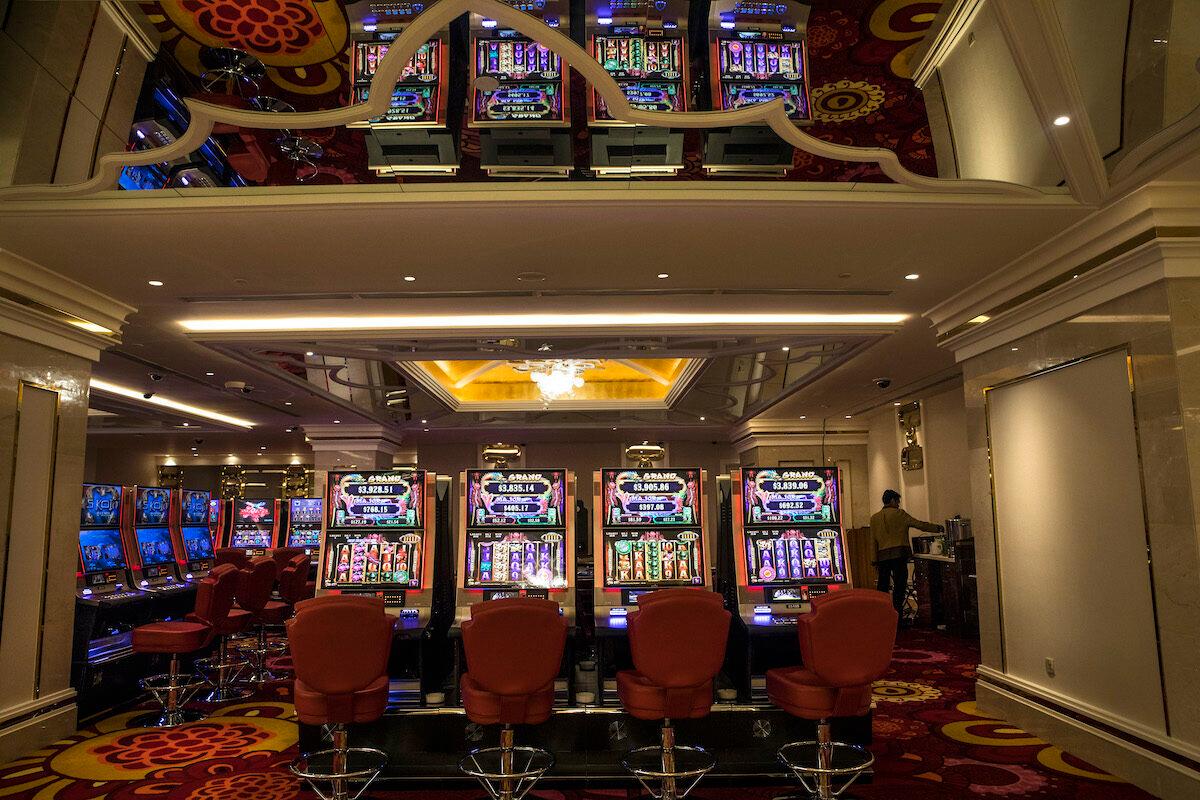A casino at NagaWorld hotel and entertainment complex in Sihanoukville, Cambodia, on Aug. 4, 2018. Chinese money accounted for about 30 percent of Cambodia’s total foreign investment in 2017. (Paula Bronstein/Getty Images)