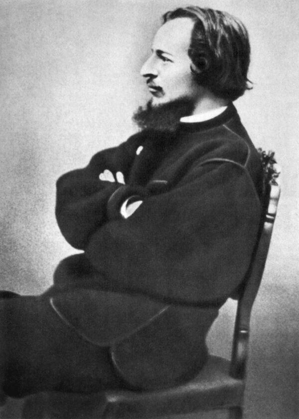 Photograph of Viktor Hartmann, a Russian architect and designer (1834–1873). (PD-US)