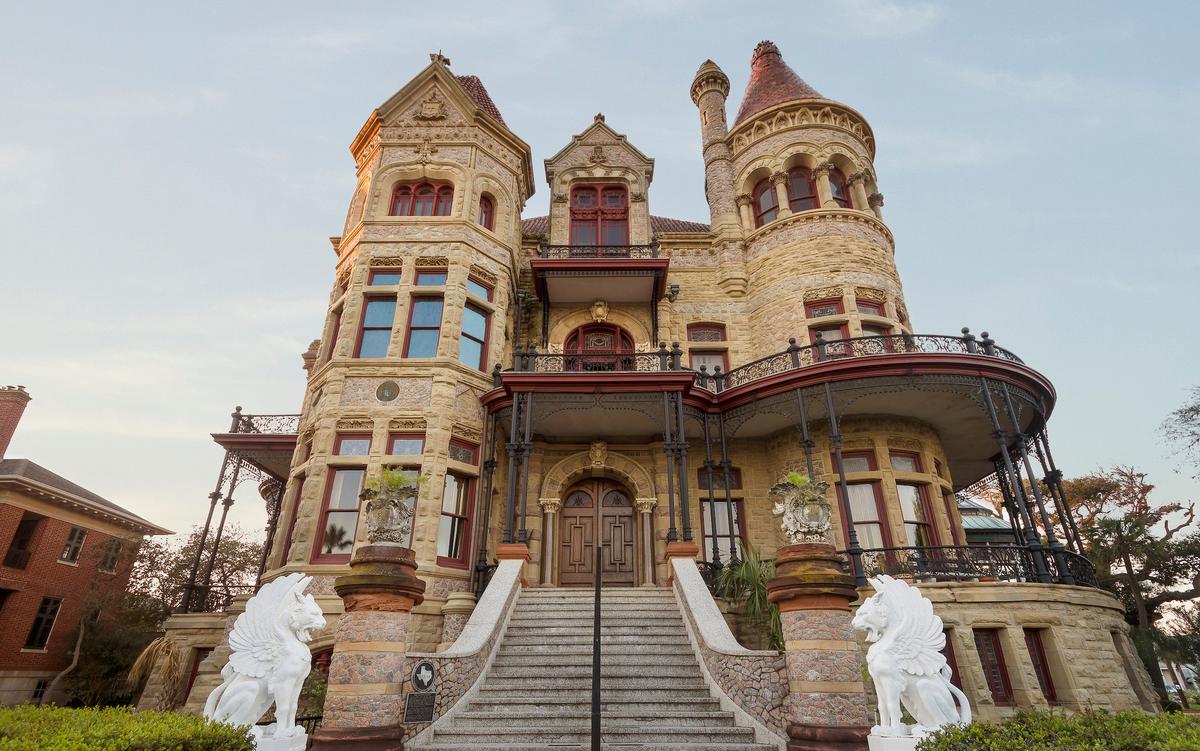 The most lavish mansion in Texas in 1892, the Bishop Palace is now open to the public as a museum. (Illumine Photographic Services/ Visit Galveston)