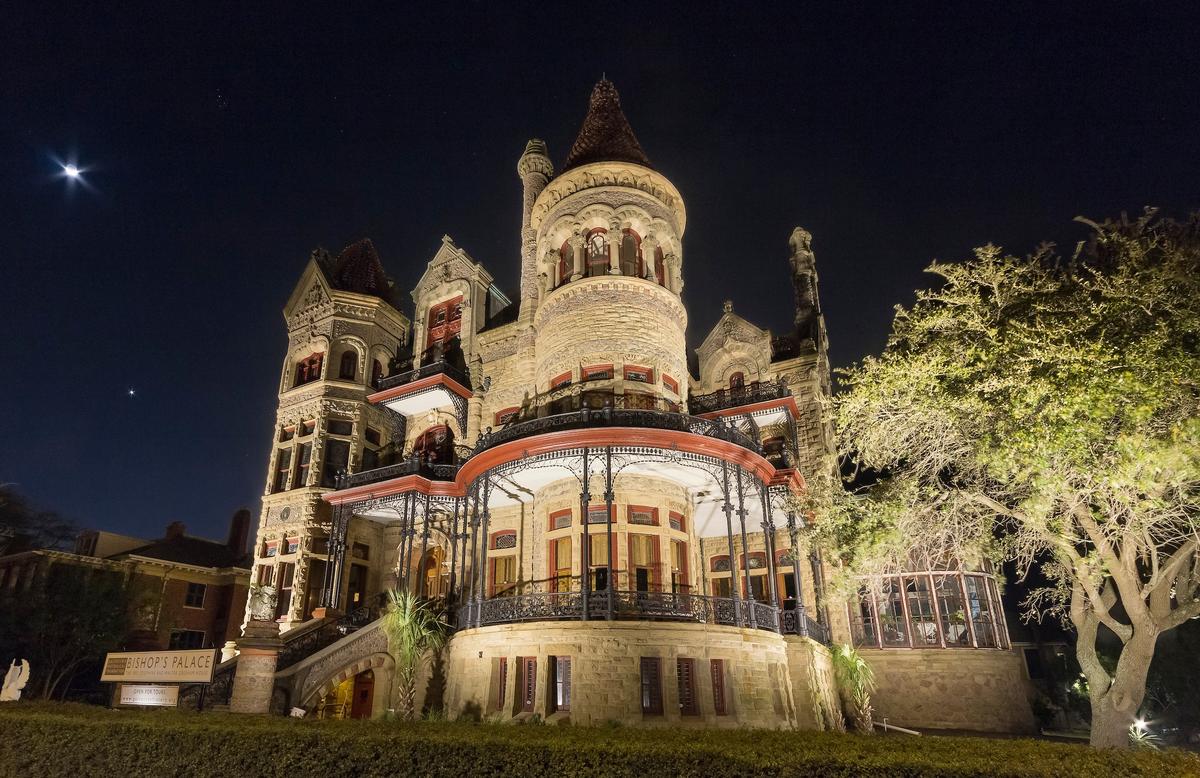 The most lavish mansion in Texas in 1892, Bishop Palace is now open to the public as a museum. (Illumine Photographic Services/ Visit Galveston)