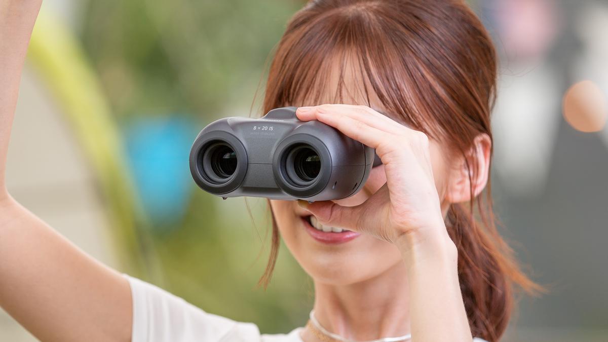 Image stabilizing binoculars provide a steady, clear image even if you're on a moving vehicle. (Courtesy of Canon)