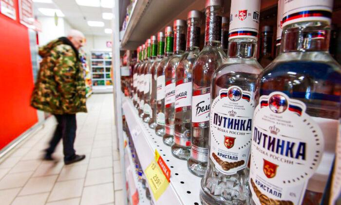 Boycott of Russian Vodka Goes International Condemning Putin’s Invasion of Ukraine