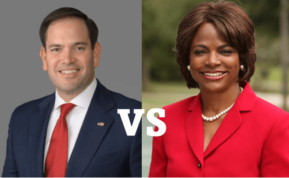 Florida US Senate 2022 Race Matchup: Republican Marco Rubio vs Democrat Val Demings