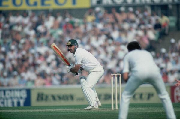 Cricketer Rod Marsh hits a four for Australia during the 5th Test at Old Trafford, August 1981. (Photo by Adrian Murrell/Getty Images)