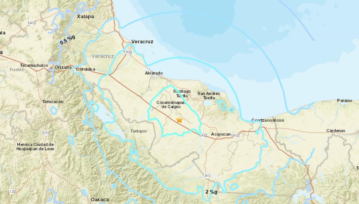 Earthquake of 5.7 Magnitude Hits Veracruz, Mexico