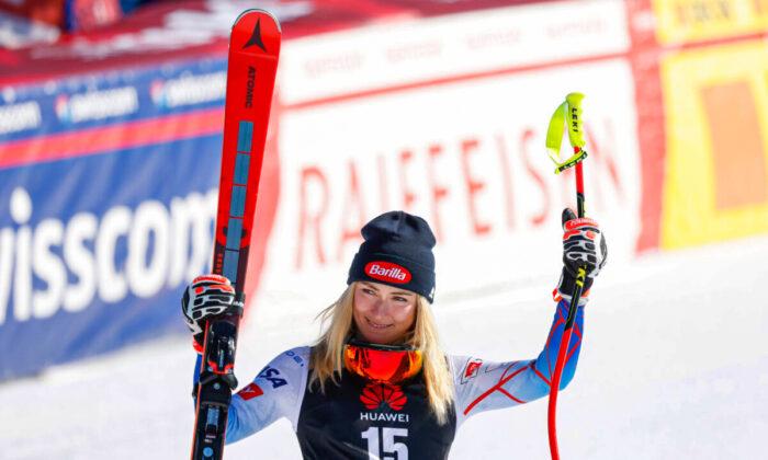 Mikaela Shiffrin Back on Top in Alpine Ski World Cup Super-G