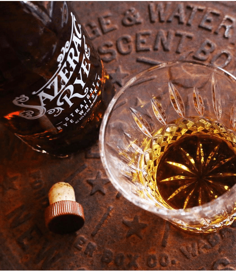Sazerac rye whiskey came to replace cognac as the spirit of choice. (Courtesy of Sazerac Company)