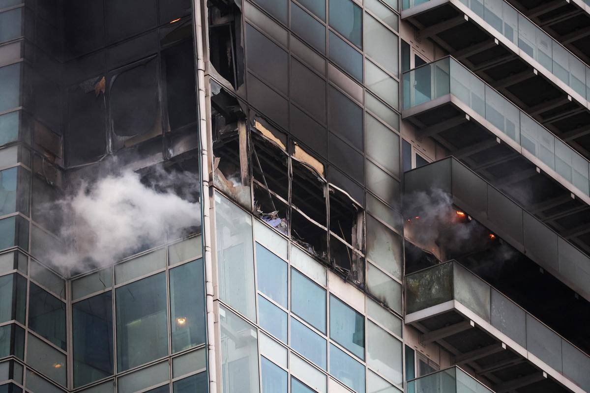 Fire Hits London High-Rise, Woman Rescued From 17th Floor