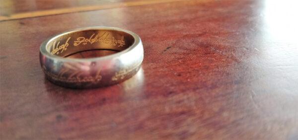 The One Ring, a replica from “The Lord of the Rings” film trilogy. (Yudi Angga Kristanu/Shutterstock)