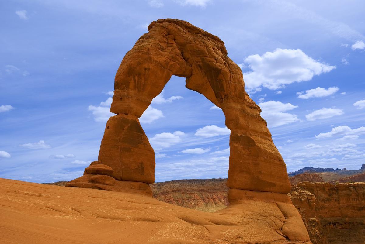 Delicate Arch in Arches National Park in Moab, Utah. (Eileen Ogintz/Taking the Kids)