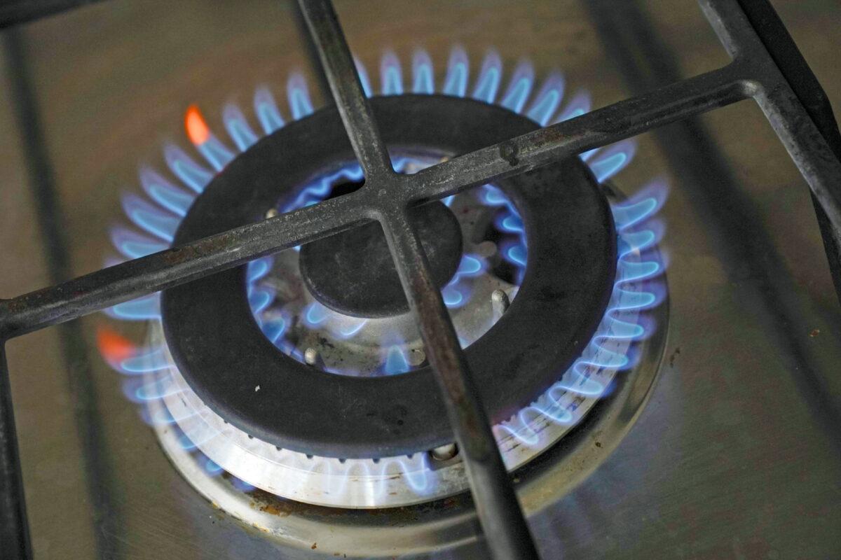 A gas hob in an undated file photo. British Gas was one of the first energy companies to suspend pay-as-you-go forced installations following the controversy. (Jacob King / PA)