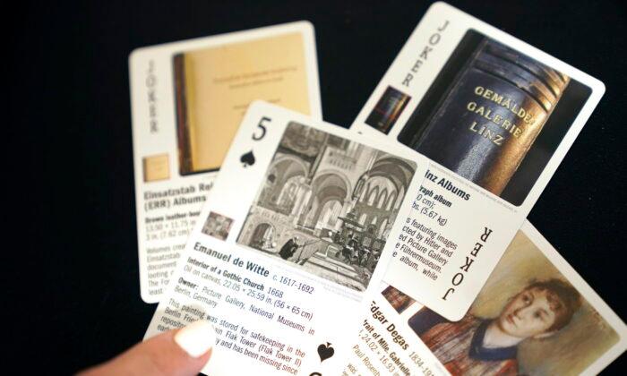 Monuments Men Group Bets on Playing Cards to Find Lost Art