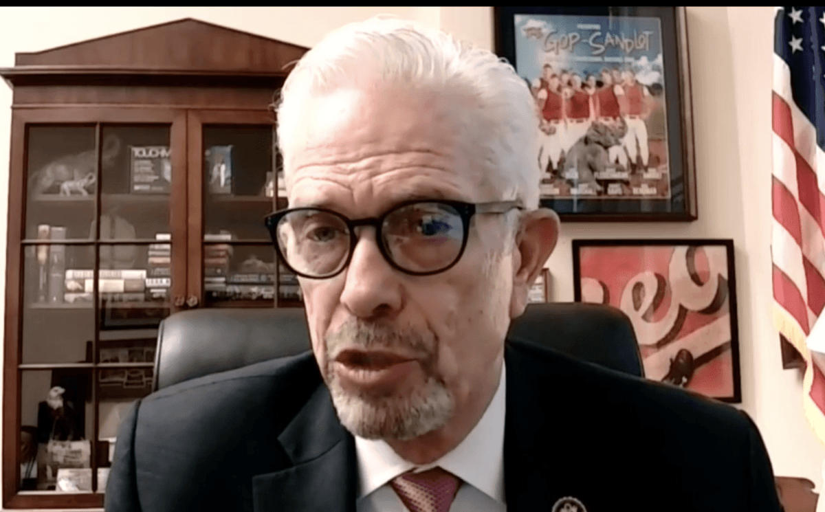 Rep. Bill Johnson (R-Ohio) discussing Russian influence on the U.S. energy sector, on NTD's Capitol Report on March 9, 2022. (Screenshot/NTD)