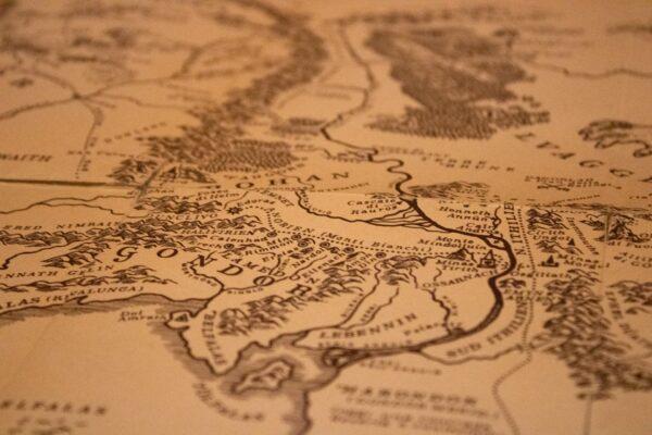 Map of Gondor. (marcoianna3/Pixabay)