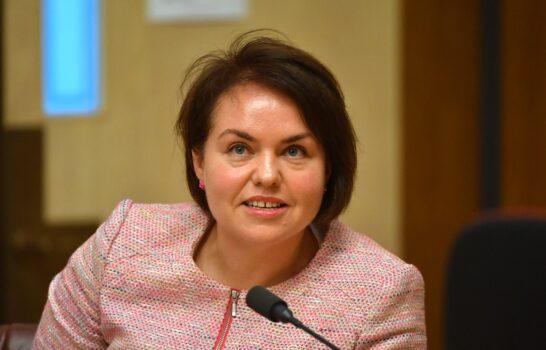 Tributes are flowing for Labor Senator Kimberley Kitching, who died from a suspected heart attack, aged 52, in Melbourne on Thursday night** Labor Senator Kimberley Kitching appearing at a Senate Estimates Committee at Parliament House in Canberra, Monday, Oct. 23, 2017. (AAP Image/Mick Tsikas)