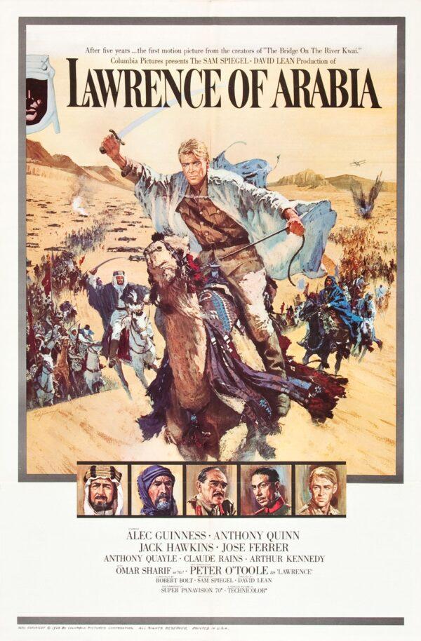 Theatrical poster for "Lawrence of Arabia." (Columbia Pictures)