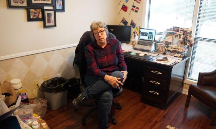 Registered Nurse Karen Youngblood, a 16-year veteran of Mercy Works, said she "fully expects" to be sent to the Ukraine area to aid refugees. "This situation will last for years from what I've seen," she said. (Patrick Butler/The Epoch Times)