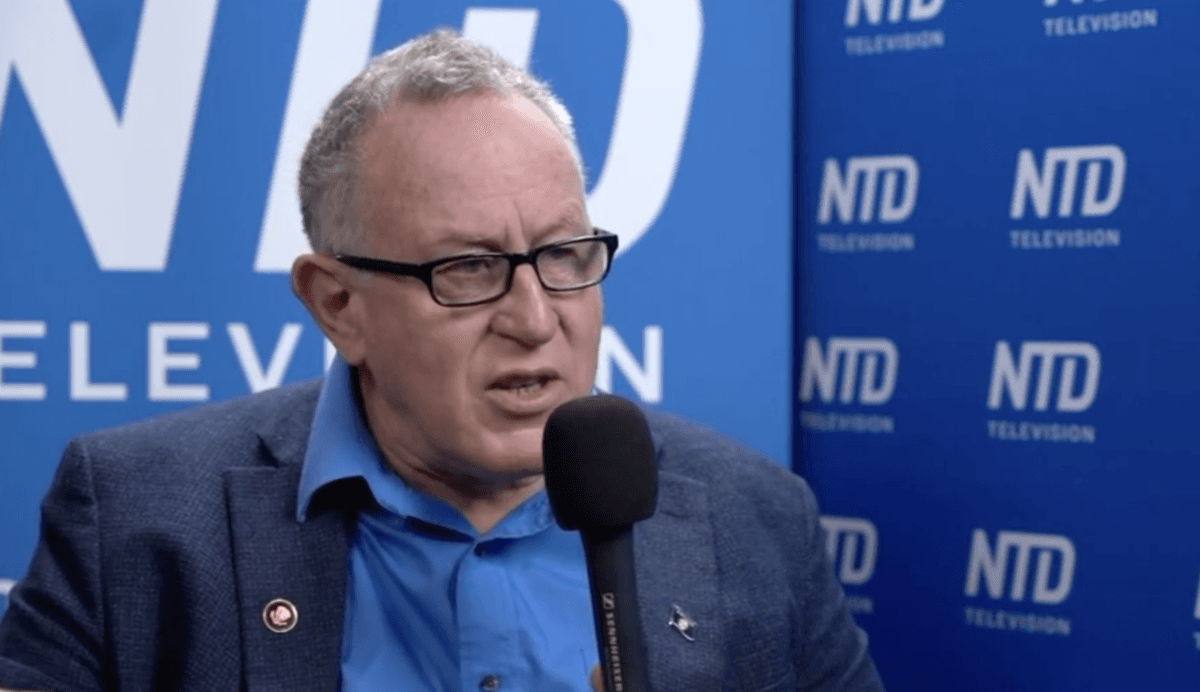 Trevor Loudon in an interview with NTD's Capitol Report. (NTD/Screenshot via The Epoch Times)