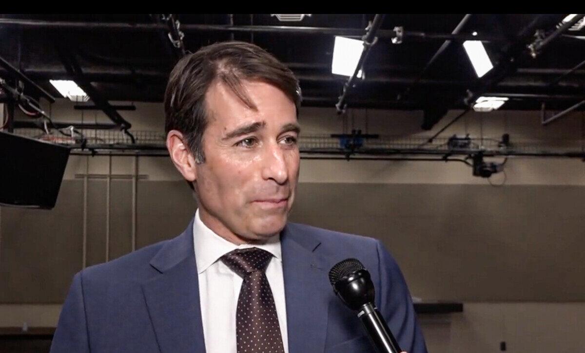 Rep. Garret Graves (R-La.) in an interview with NTD’s “Capitol Report” on Mar. 8, 2022. (NTD/Screenshot via The Epoch Times)