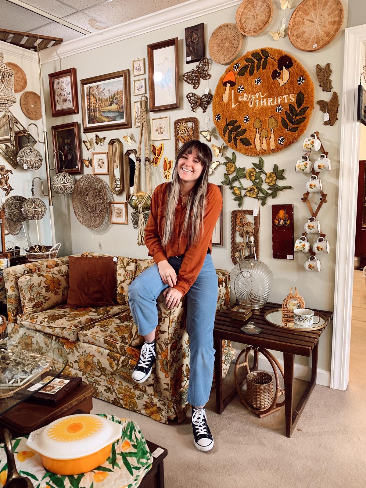 26-year-old Lakyn Bowman is a ceramic artist and vintage shop owner. (Courtesy of <a href="https://www.lakynthrifts.com/">Lakyn Bowman</a>)