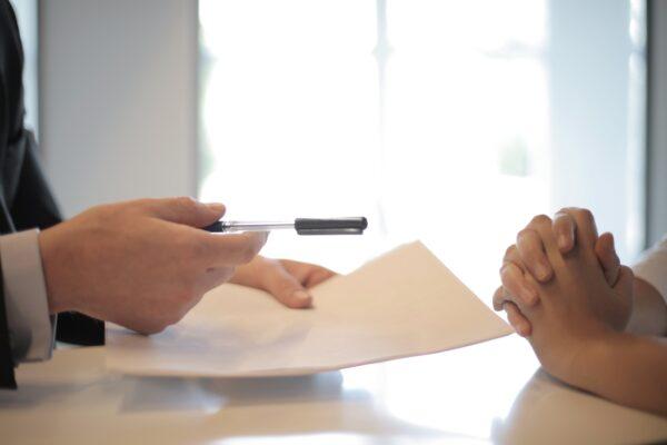 Stock photo of a contract to be signed. (Andrea Piacquadio/Pexels)