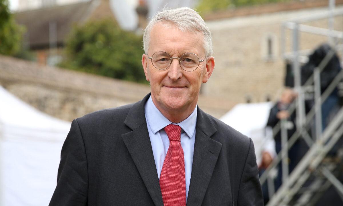 Labour Party MP Hillary Benn poses for a photograph outside the Houses of Parliament in London on September 9, 2019. (Isabel Infantes/AFP via Getty Images)