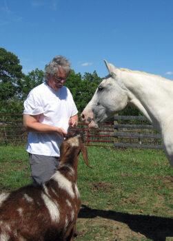 All of the animals on Tom Caldwell's farm were sold to help pay legal bills for his defense. (Courtesy of Sharon Caldwell)