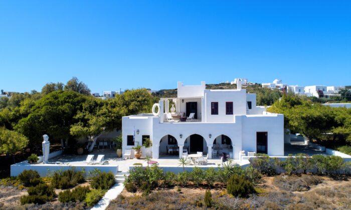 A Stunning Paros Island Villa Offers Laid Back Cycladic Luxury Lifestyle 