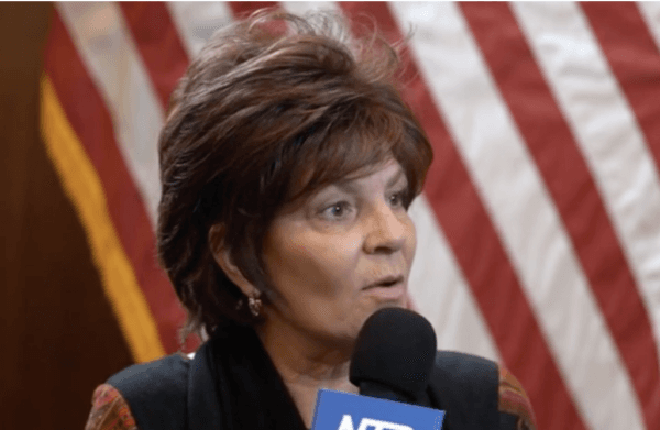 New Mexico Congresswoman Yvette Herrell interviews with NTD's Capitol Report, on March 17, 2022. (NTD/Screenshot via The Epoch Times)