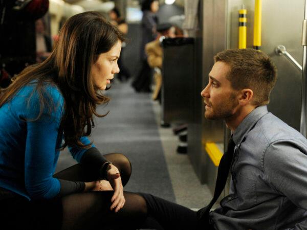 Forced to relive that harrowing eight minutes over and over in the search for bomb and bomber, Michelle Monaghan and Jake Gyllenhaal in "Source Code." (Summit Entertainment)