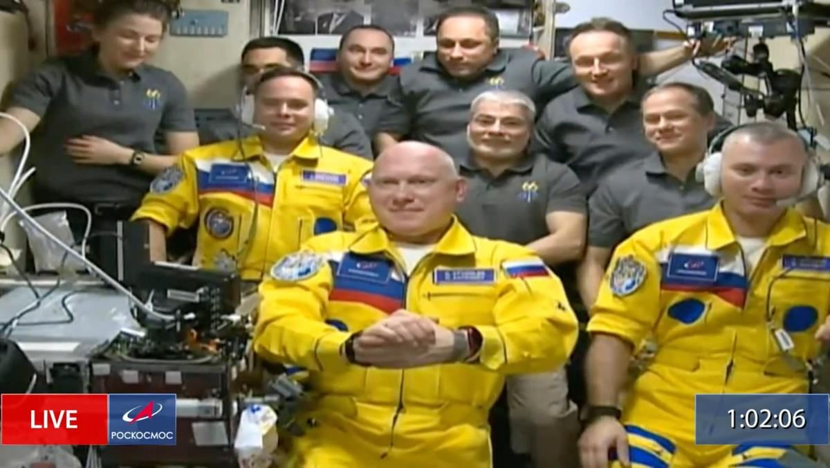 New Russian Cosmonaut Team Welcomed Aboard International Space Station
