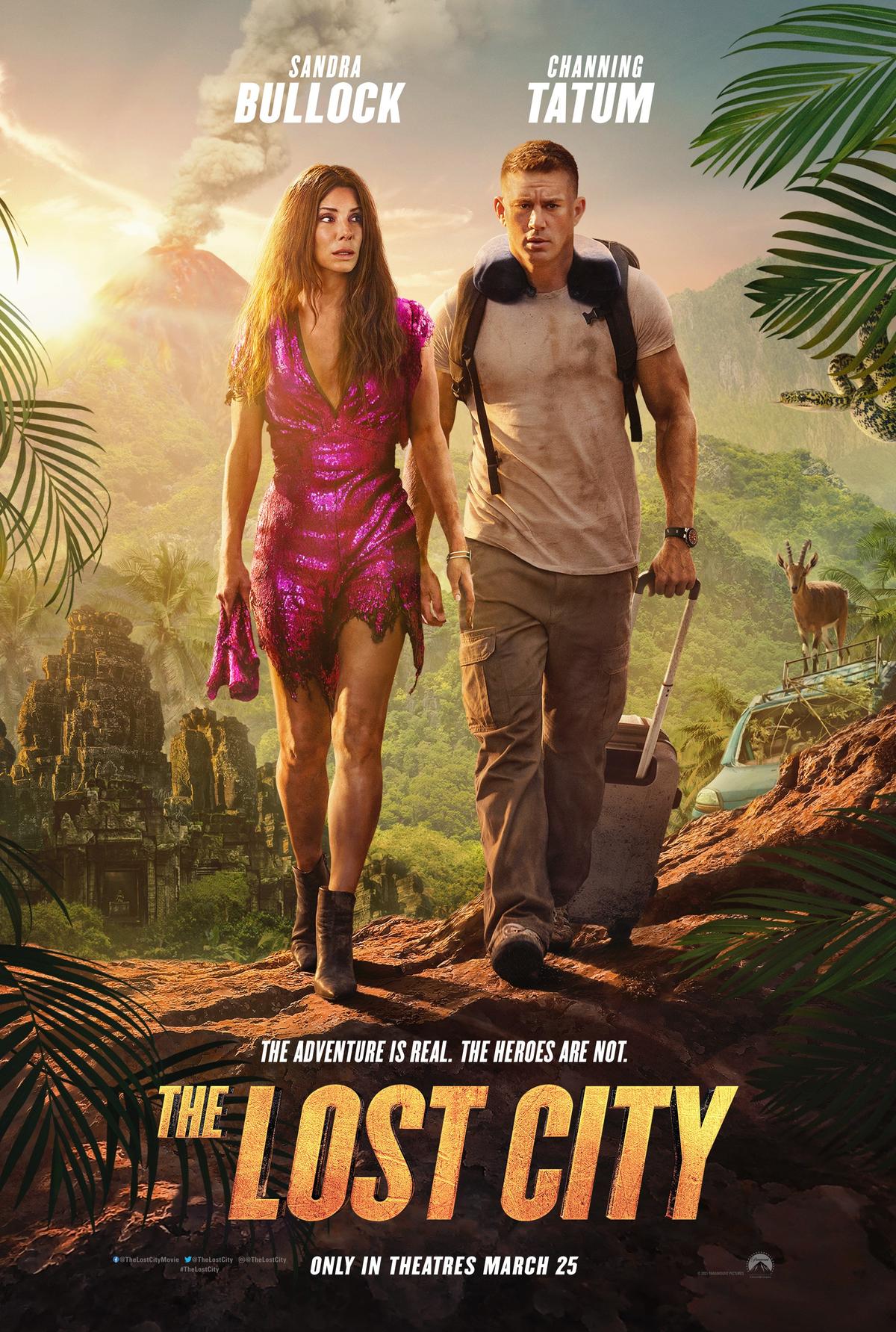 Movie poster for "The Lost City." (Paramount Pictures)
