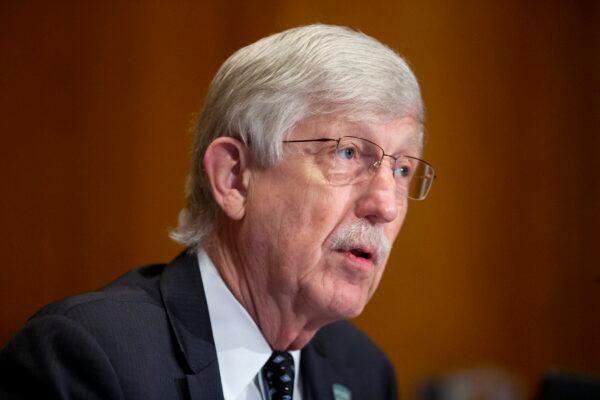 Dr. Francis Collins speaks in Washington on Sept. 9, 2020. (Michael Reynolds/Pool/Getty Images)