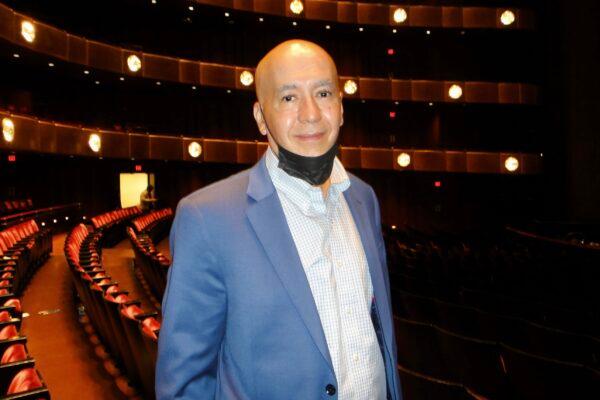 Harry Haourari, Lincoln Center director of operations, after the March 20 performance of Shen Yun Performing Arts at the David Koch Theater in New York. (Xinxin Teng/The Epoch Times)