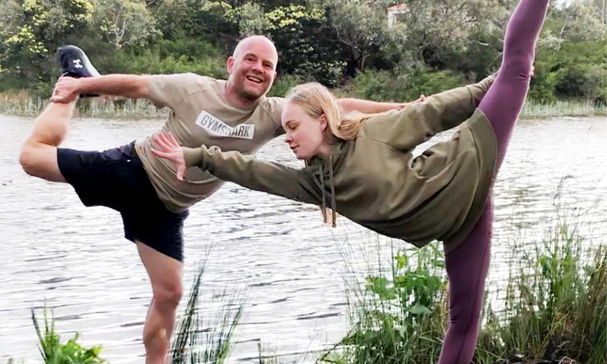 Video of Dad Joining in Daughter’s Gymnastics Training Is the Best Thing You'll Watch