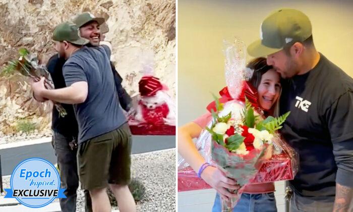 Husband Greets Wife’s Ex With Heartwarming Hug When He Visits With Gifts for Their Daughter