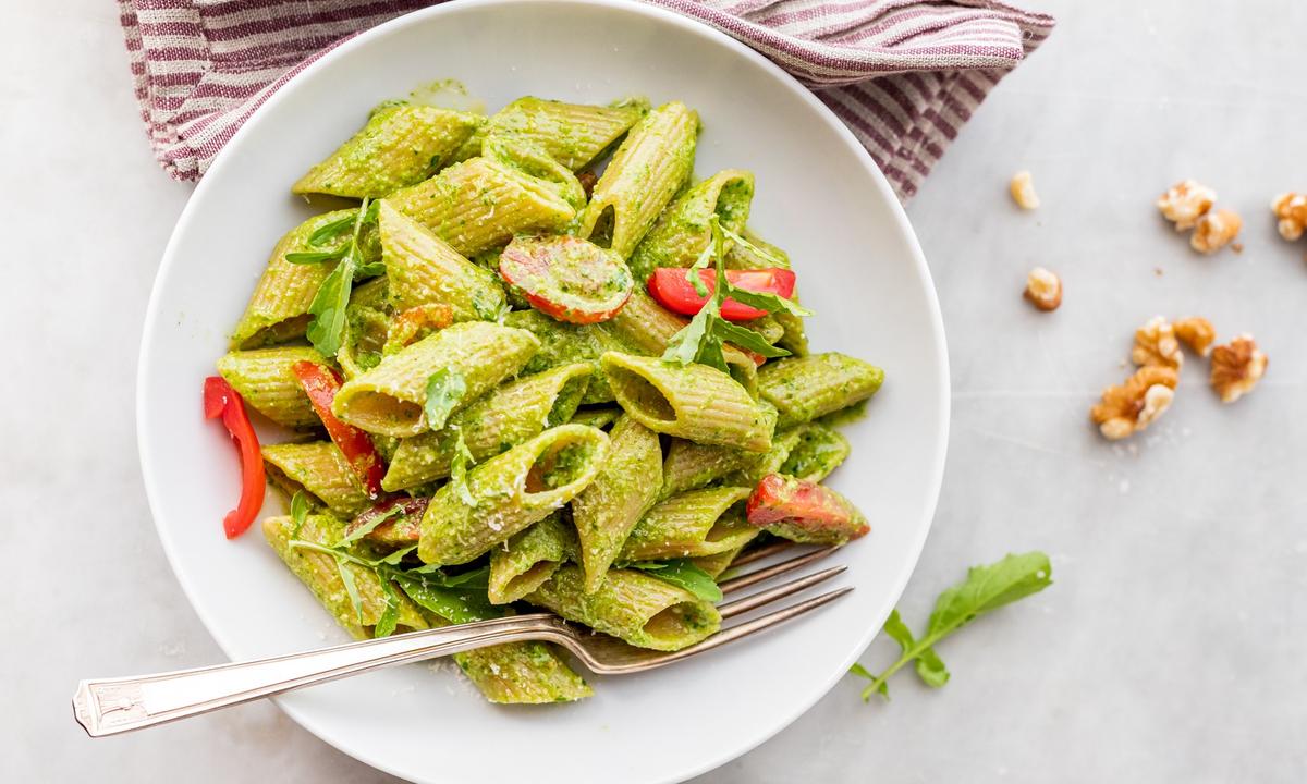 Pasta With Arugula Pesto