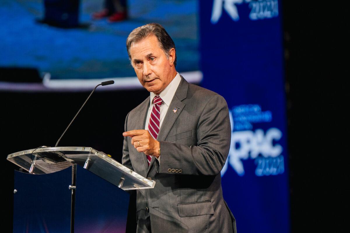 Rep. Gary Palmer (R-Ala.) speaks during the Conservative Political Action Conference CPAC held at the Hilton Anatole in Dallas, Texas on July 9, 2021. (Brandon Bell/Getty Images)