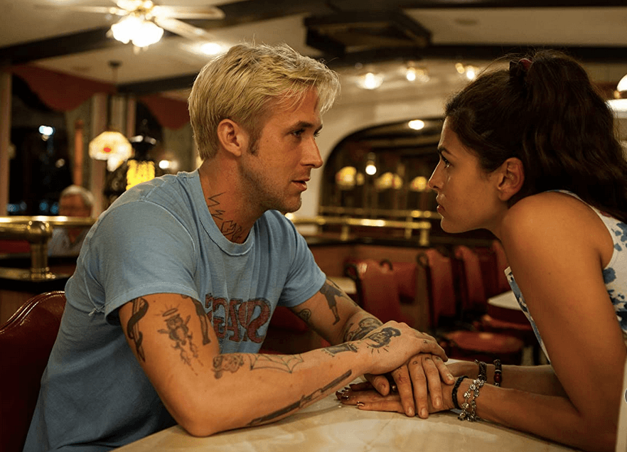 Luke Glanton (Ryan Gosling) and Romina (Eva Mendes), in "A Place Beyond the Pines." (Focus Features)